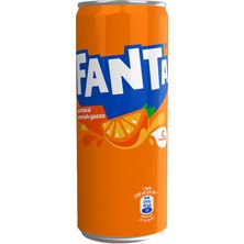Fanta Portakal Aromalı Kutu 330 ml (8'li Paket)