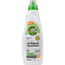 Just Green Organic Bulaşık Makinesi Jeli 45 Yıkama 1 L (8'li Paket)