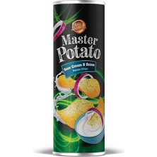Master Potato Soğanlı & Ekşi Kremalı Cips 160 G (8'li Paket)