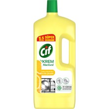 Cif Krem Yeni Nesil Yüzey Temizleyici Limon 1500 ml (8'li Paket)
