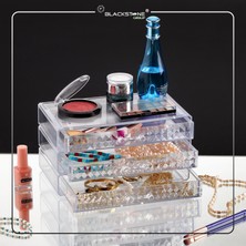 Vivart 3 Kat Çekmeceli Diomand Model Lüx Makyaj Organizer Dolap Düzenleyicisi