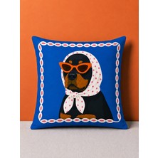 Pikko Home Madame Pati Dijital Baskılı Polyester Kırlent Kılıfı(Kr)