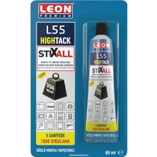 Leon Premium Güçlü 350 kiloya kadar Ağırlık Taşıyabilen Korniş ve Montaj Yapıştırıcı 100 gram