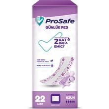Prosafe Günlük Ped Uzun 22'li (8'li Paket)