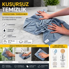 Gülnar Grup Kareli Tezgah ve Yer Bezi 2 Adet