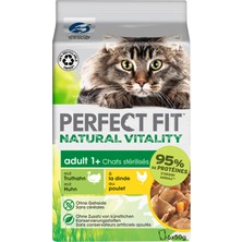 Perfect Fit Yetişkin Mini Yaş Mama Hindi Tavuk 6X50 G (6'li Paket)