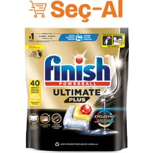 Finish Ultimate Plus Limon 40 Tablet 488 G (8'li Paket)