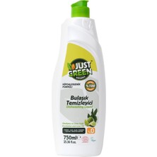 Just Green Organik Bulaşık Temizleyici Okaliptus Lime 750ML (8'li Paket)