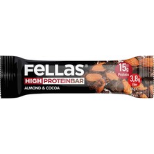 Fellas Badem ve Kakaolu Protein Barı 45 G (8'li Paket)