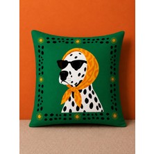 Pikko Home Madame Pati Dijital Baskılı Polyester Kırlent Kılıfı(Kr)