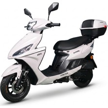 Kral ARES-125 Scooter Motosiklet Beyaz - Mondimotor