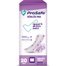Prosafe Günlük Ped Extra Uzun 20'li (7'li Paket)