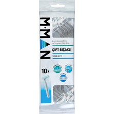 M Man Çift Bıçaklı Tıraş Aleti 10'lu Poşet (8'li Paket)