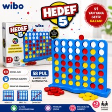 Wibo Hedef 5 Strateji Oyunu 5'i Yan Yana Getir Kazan 58 Pullu Zeka ve Akıl Oyunu 2 Kişilik