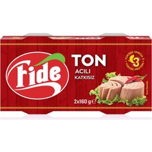 Fide Acılı Ton Balığı 2 x 160 G (7'li Paket)