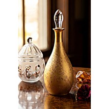 Decostyle Mat Gold El Yapımı Karaf – 1300 cc | Premium Şişe Sunumu & Dekoratif Cam Paşabahçe