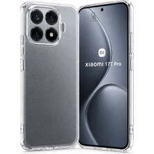 Wowacs Xiaomi 17T Pro ile Uyumlu Kılıf Şeffaf Kamera Korumalı Esnek Silikon Telefon Kılıfı Kapak