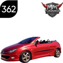 MM Tunning Mmtunning Peugeot 206 Uyumlu cc Cabrio Yan Marşpiyel