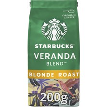 Starbucks Veranda Blend Öğütülmüş Kahve 200 G (3'li Paket)