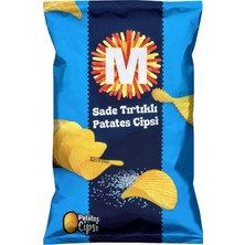 Migros Sade Tırtıklı Patates Cipsi 150 G (8'li Paket)