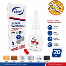 Ergin Kimya Best BY303 Süper Hızlı Genel Amaçlı Maksimum Dayanım Japon Yapıştırıcısı 20 Gram