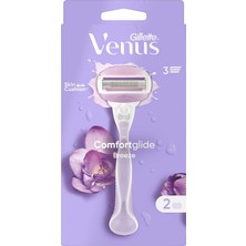 Gillette Venus Comfortglide Breeze Tıraş Makinesi + 2 Adet Yedek Başlık (6'li Paket)