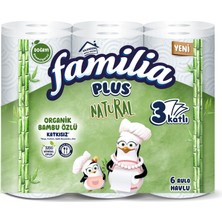 Familia Plus Natural Havlu 6'lı (6'li Paket)