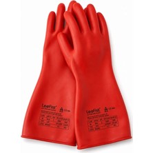 Gümrük Bey Leefist Elektrikçi Izole Eldiveni Class 00 – 500V, Lateks, Kırmızı