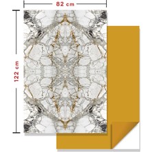 Tink Kendinden Yapışkanlı Mermer Desenli Panel Taş Mermer Desen 82X122 (1 Adet ) 1 M2