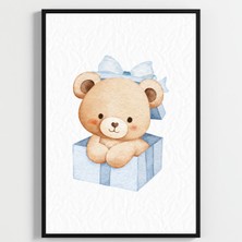 "besay Hoş Geldin Bebek | ""ıt's A Boy"" Temalı Çocuk Odası Dekorasyonu | Yeni Doğan Hediyesi Sulu Boya Poster | 3'lü Set A2 Çe