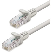İlkyaz Fashion Cat5 Ethernet Patch Kablosu 100 Mbps 100 Mhz 50 M - Gri HDX5011