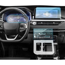 OROEL OTOMOTİV Chery Tiggo 7 Pro Comfort Uyumlu Gösterge Navigasyon Iç Merkezi Kontrol Vites Etrafı Koruyucu 4lü Set