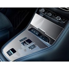 OROEL OTOMOTİV Opel Grandland Uyumlu Tuşlu Vites Etrafı Piano Black Tpu Koruyucu 2'li Set