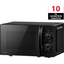 Toshiba Eşit Buz Çözme 20L 5 Isı Seviyesi Siyah Mikrodalga Fırın MWP-MM20P(BK)