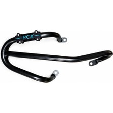 YBS Pcx 125 Egzoz Koruma Demiri 2021-2025 -22MM Boru-Mavi Yazılı
