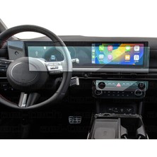 OROEL OTOMOTİV Hyundai Tucson Uyumlu 12.3 Inç Navigasyon ve Klima 9h Nano Ekran Koruyucu 2li Set 2025-2026