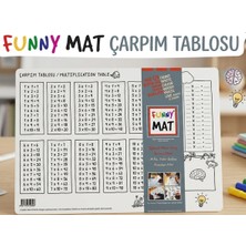 Elit Funny Mat Beyaz Çarpım Tablosu Yaz Çiz Boya Sil