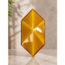 Armada Çini 12,5X25 cm Karamel Diamond Piramit Altıgen Çini Seramik