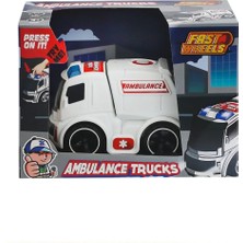İlkyaz Fashion ER-247 Fast Wheels Ambulans Kamyonu -Erdem Oyuncak