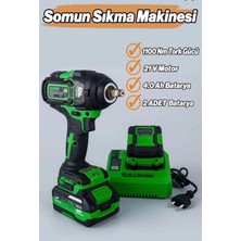 Hais Pro Haıspro 1/2'' Profesyonel Darbeli Somun Sıkma 1100 Nm 21 V Çantalı Çift Akülü Somun Sıkma Sökme