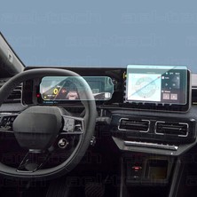 OROEL OTOMOTİV Renault 5 Elektrik Dijital Gösterge ve Navigasyon Uyumlu Nano Ekran Koruyucu 2 Li Set 2025