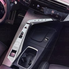 OROEL OTOMOTİV Peugeot 3008 Uyumlu Vites Etrafı Piano Black Tpu Koruyucu 2 Li Set 2024-2026