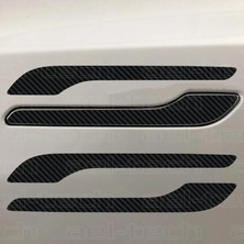 OROEL OTOMOTİV Tesla Model Y Kapı Kolu Uyumlu 5d Karbon Görünüm Tpu  Koruyucu 4lü Set 2025