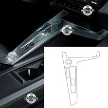 OROEL OTOMOTİV Peugeot 308 Uyumlu Vites Etrafı Uyumlu Tpu Koruyucu 2022-2026