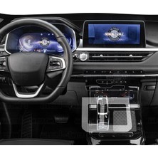 OROEL OTOMOTİV Chery Tiggo 7 Pro Luxury ve Excellent Uyumlu Vites Etrafı Tpu Koruyucu 2023-2024