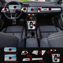 OROEL OTOMOTİV Audi A3 Uyumlu Navigasyon Dijital Gösterge Nano ve Piano Black 9h Tpu Koruyucu 7 Li Set 2025
