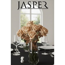 Jasper Yapay Bej Gül Sevgililer Günü Nişan Söz Hediye Öğretmenler Günü