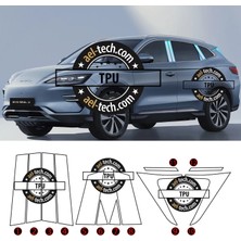OROEL OTOMOTİV Byd Seal Dm Uyumlu Yan Çıta Tpu Koruyucu 12'li Set