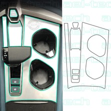 OROEL OTOMOTİV Mg 7 Uyumlu Vites Etrafı ve Piano Black Tpu Koruyucu 2025