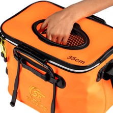 Shufa Katlanır Balıkçı Kovası Livar 35 cm Turuncu